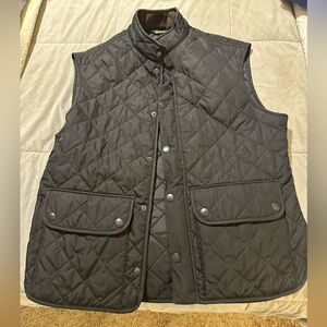 Men's Quilted Black Vest - Barbour